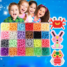 Load image into Gallery viewer, Children Beads Crafts for Kids 5200pcs DIY Beads Crystal Creative Material Kids Beads Water Spray Magic Puzzle Toys for Children
