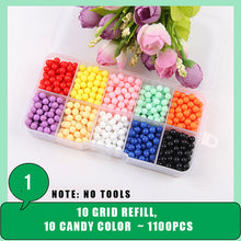 Load image into Gallery viewer, Children Beads Crafts for Kids 5200pcs DIY Beads Crystal Creative Material Kids Beads Water Spray Magic Puzzle Toys for Children
