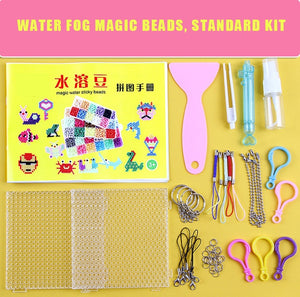 Children Beads Crafts for Kids 5200pcs DIY Beads Crystal Creative Material Kids Beads Water Spray Magic Puzzle Toys for Children
